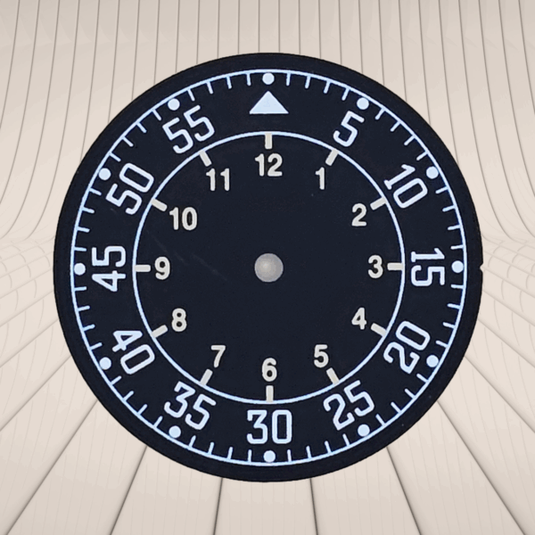 29mm Pilot Watch Dial - Black