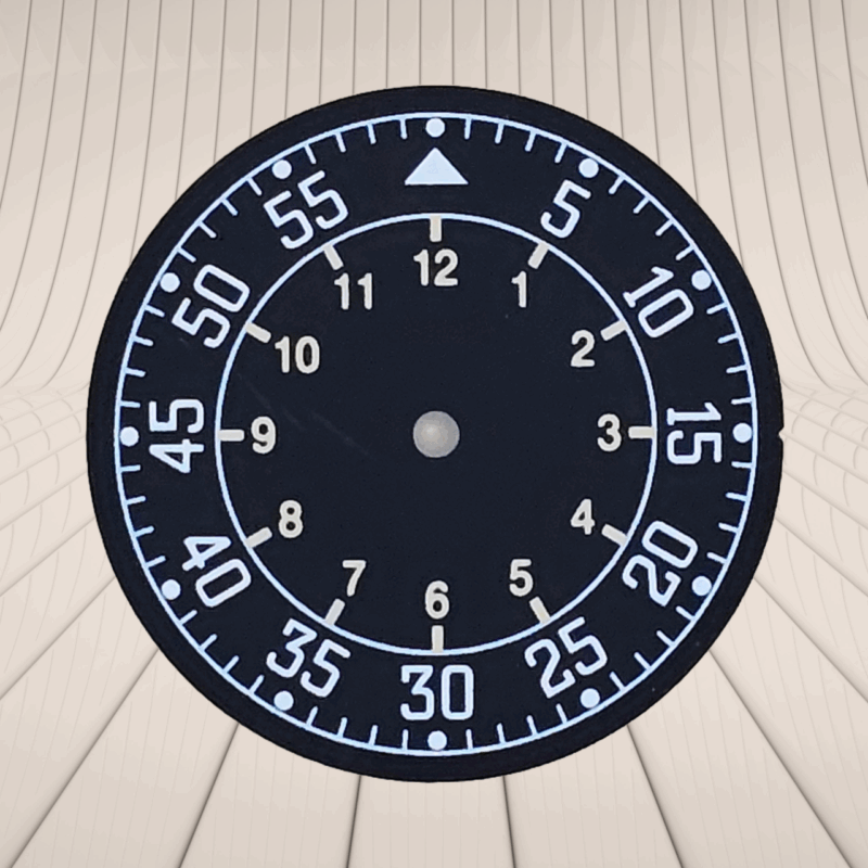 29mm Pilot Watch Dial - Black