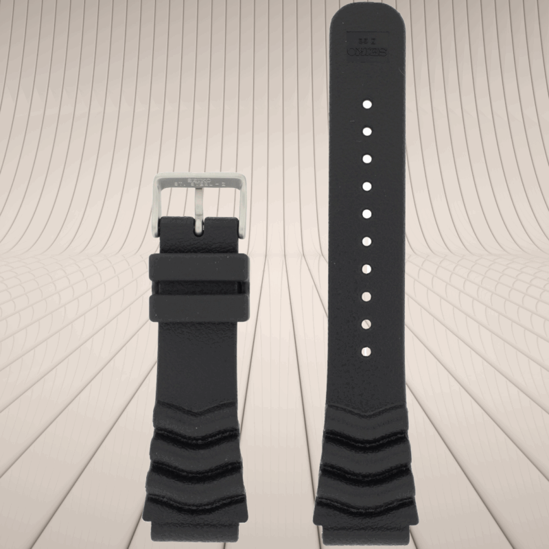 Universal Seiko divers watch strap 22mm - black - Image 2