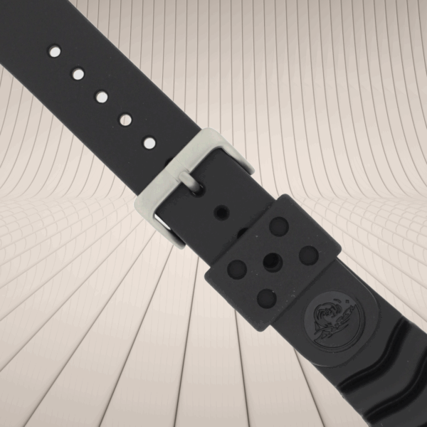Universal Seiko divers watch strap 22mm - black