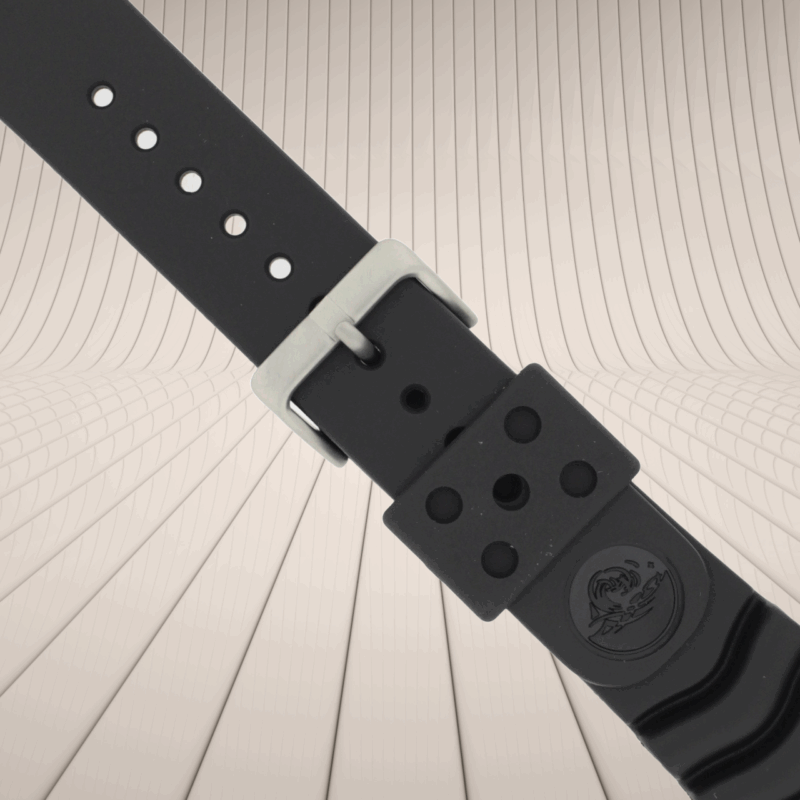 Universal Seiko divers watch strap 22mm - black